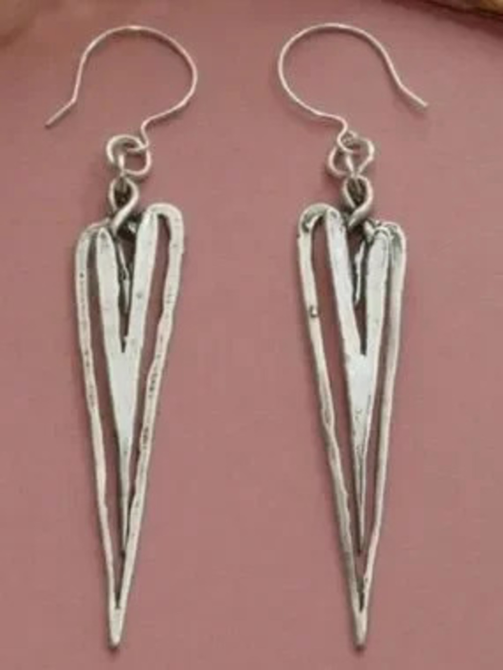 Boho Heart Drop Earrings N2386